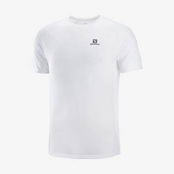 Salomon PROMO CROSS REBEL T Shirts Herre Hvide | DK-W1810