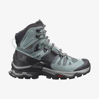 Salomon QUEST 4 GORE-TEX Vandrestøvler Dame Blå | DK-L1109