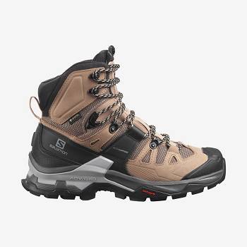 Salomon QUEST 4 GORE-TEX Vandrestøvler Dame Brune | DK-S2542