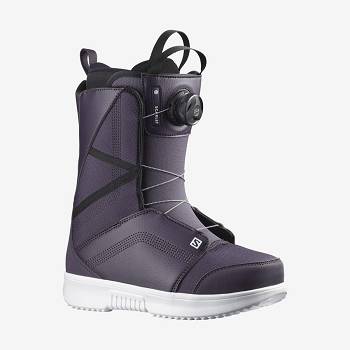 Salomon SCARLET BOA Skistøvler Dame Lilla | DK-N2114