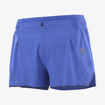 Salomon SENSE AERO 3'' Shorts Herre Blå | DK-O1509