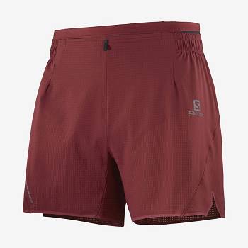 Salomon SENSE AERO 5'' Shorts Herre Rød | DK-N2219