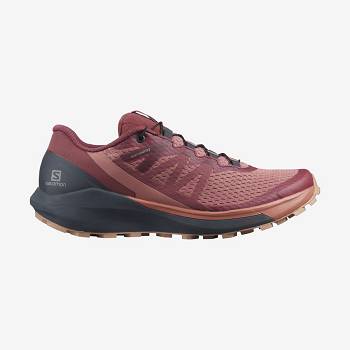 Salomon SENSE RIDE 4 Trail Løbesko Dame Lilla Orange | DK-L1641
