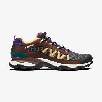 Salomon SHELTER LOW LEATHER Sneakers Herre Khaki | DK-W1260