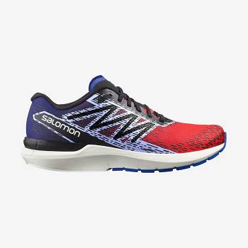 Salomon SONIC 5 BALANCE Løbesko Herre Rød Blå | DK-O2286