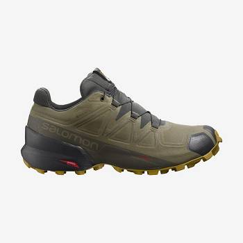 Salomon SPEEDCROSS 5 GORE-TEX Trail Løbesko Herre Olivengrøn | DK-A1192