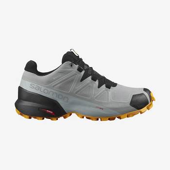 Salomon SPEEDCROSS 5 GORE-TEX Trail Løbesko Herre Sort Grå | DK-A1787