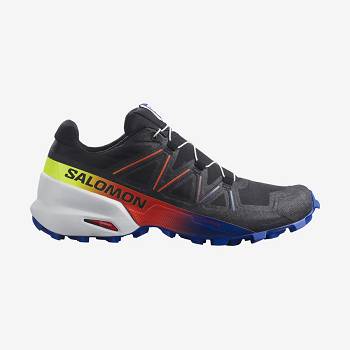 Salomon SPEEDCROSS 5 RACING PACK Trail Løbesko Herre Sort Blå | DK-W1860