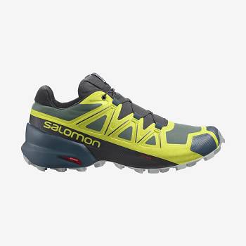 Salomon SPEEDCROSS 5 Trail Løbesko Herre Gul Sort | DK-L1333