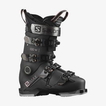 Salomon S/MAX 100 Skistøvler Dame Sort | DK-W2610