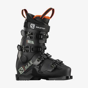 Salomon S/MAX 65 Skistøvler Børn Sort Rød | DK-W2110
