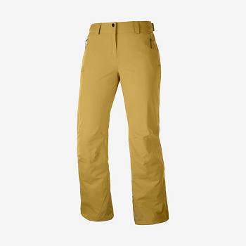 Salomon THE BRILLIANT Skibukser Dame Brune | DK-N2247