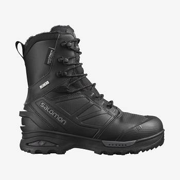 Salomon TOUNDRA PRO CLIMASALOMON™ WATERPROOF Vinterstøvler Herre Sort | DK-O1602