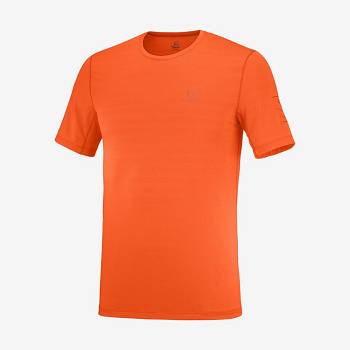 Salomon T Shirts OUTLINE T Shirts Herre Orange | DK-M1622