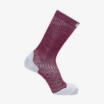 Salomon ULTRA CREW Sokker Dame Rød | DK-W3290