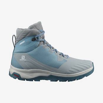 Salomon VAYA BLAZE THINSULATE™ CLIMASALOMON™ WATERPROOF Vinterstøvler Dame Blå | DK-O2176