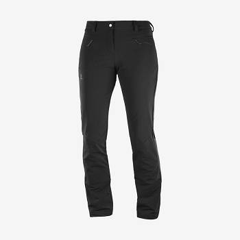 Salomon WAYFARER STRAIGHT WARM Bukser Dame Sort | DK-L1753