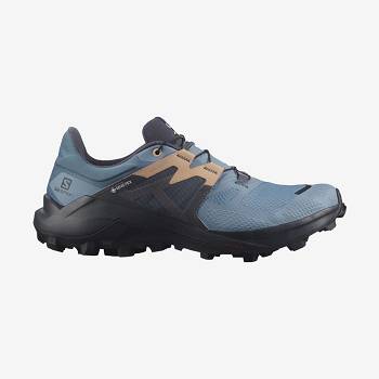 Salomon WILDCROSS 2 GORE-TEX Trail Løbesko Dame Blå | DK-S1926
