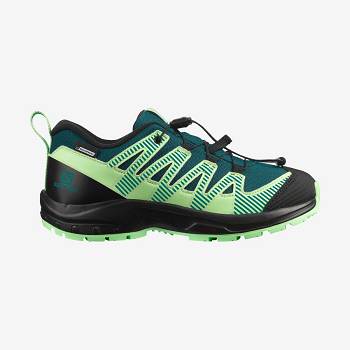 Salomon XA PRO V8 CLIMASALOMON™ WATERPROOF Vandresko Børn Grøn | DK-L1662
