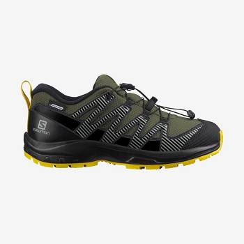 Salomon XA PRO V8 CLIMASALOMON™ WATERPROOF Vandresko Børn Olivengrøn | DK-O1467