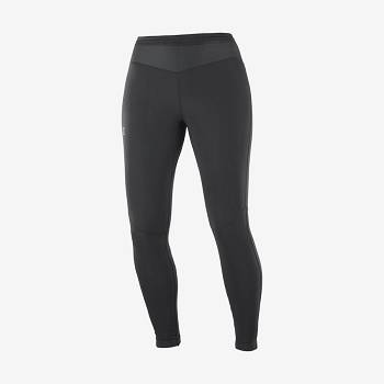 Salomon XA WARM Løbetights Dame Sort | DK-O1789