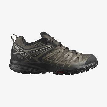 Salomon X CREST GORE-TEX Vandresko Herre Sort Olivengrøn | DK-S1597