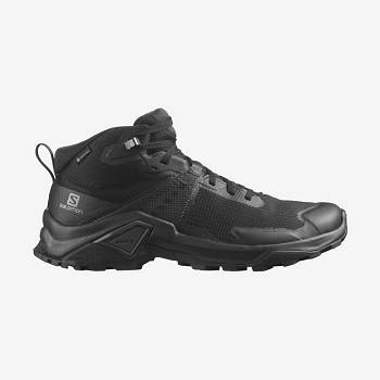 Salomon X RAISE 2 MID GORE-TEX Vandrestøvler Herre Grå Sort | DK-wL2586