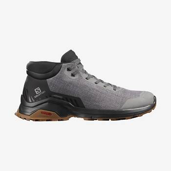 Salomon X REVEAL CHUKKA CLIMASALOMON™ WATERPROOF Vinterstøvler Herre Grå | DK-W3910