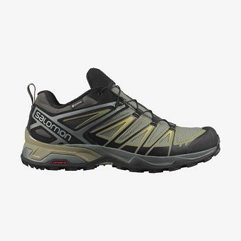 Salomon X ULTRA 3 GORE-TEX Vandresko Herre Grå Grøn | DK-A2550