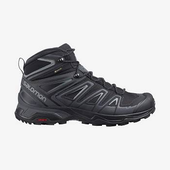 Salomon X ULTRA 3 MID GORE-TEX Vandrestøvler Herre Grå Sort | DK-O1420