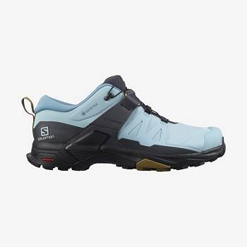 Salomon X ULTRA 4 GORE-TEX Vandresko Dame Sort Blå | DK-M1069