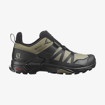 Salomon X ULTRA 4 GORE-TEX Vandresko Herre Olivengrøn Sort | DK-A2438