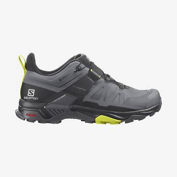 Salomon X ULTRA 4 GORE-TEX Vandresko Herre Sølv | DK-L1053
