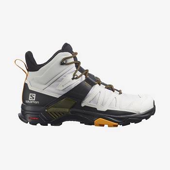 Salomon X ULTRA 4 MID GORE-TEX Vandrestøvler Herre Hvide Sort | DK-W2080