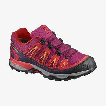 Salomon X-ULTRA MID GORE-TEX Vandresko Børn Rød | DK-S1107