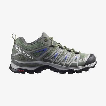 Salomon X ULTRA PIONEER Vandresko Dame Grøn Grå | DK-O1152